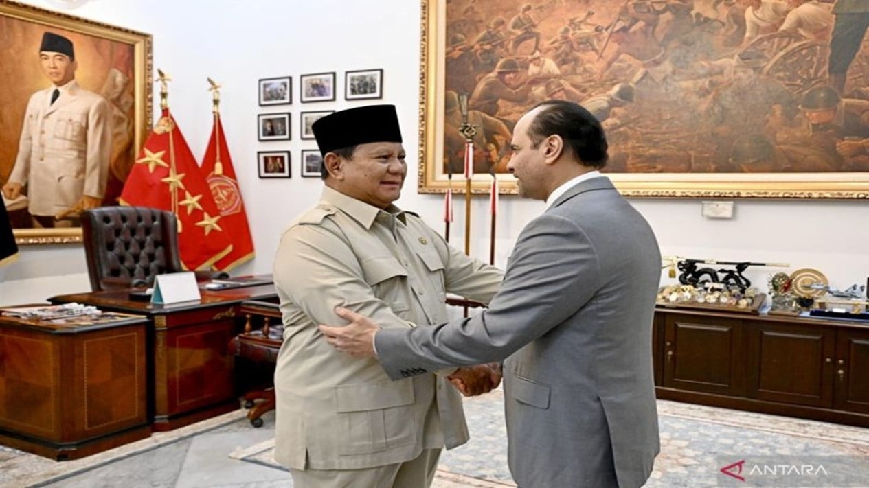 Prabowo Holds Strategic Talks with Qatar Deputy PM at Merdeka Palace