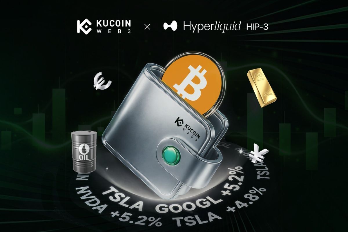 KuCoin Web3 Wallet Expands into Crypto + TradFi Perpetual Contracts Market Following HIP-3 Integration