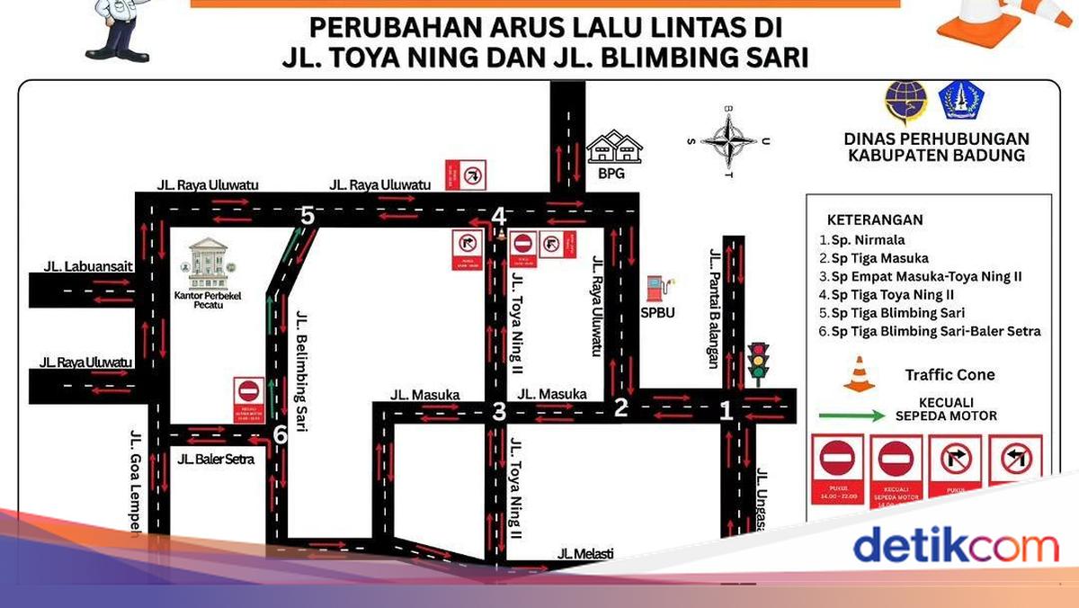 Uluwatu Traffic Engineering Trial Begins, Several Access Points Now Closed