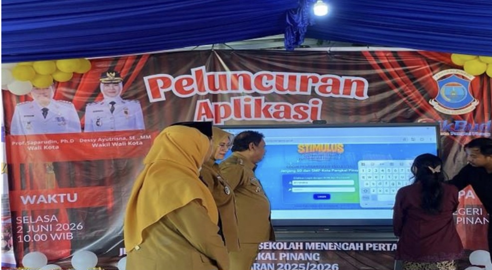 7,713 Students in Pangkalpinang Receive Graduation Announcements Online