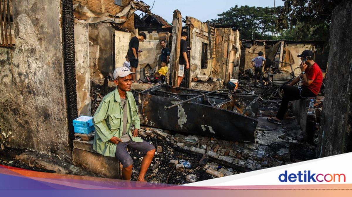 Tragedy for Kemayoran Residents as Property is Reduced to Ashes