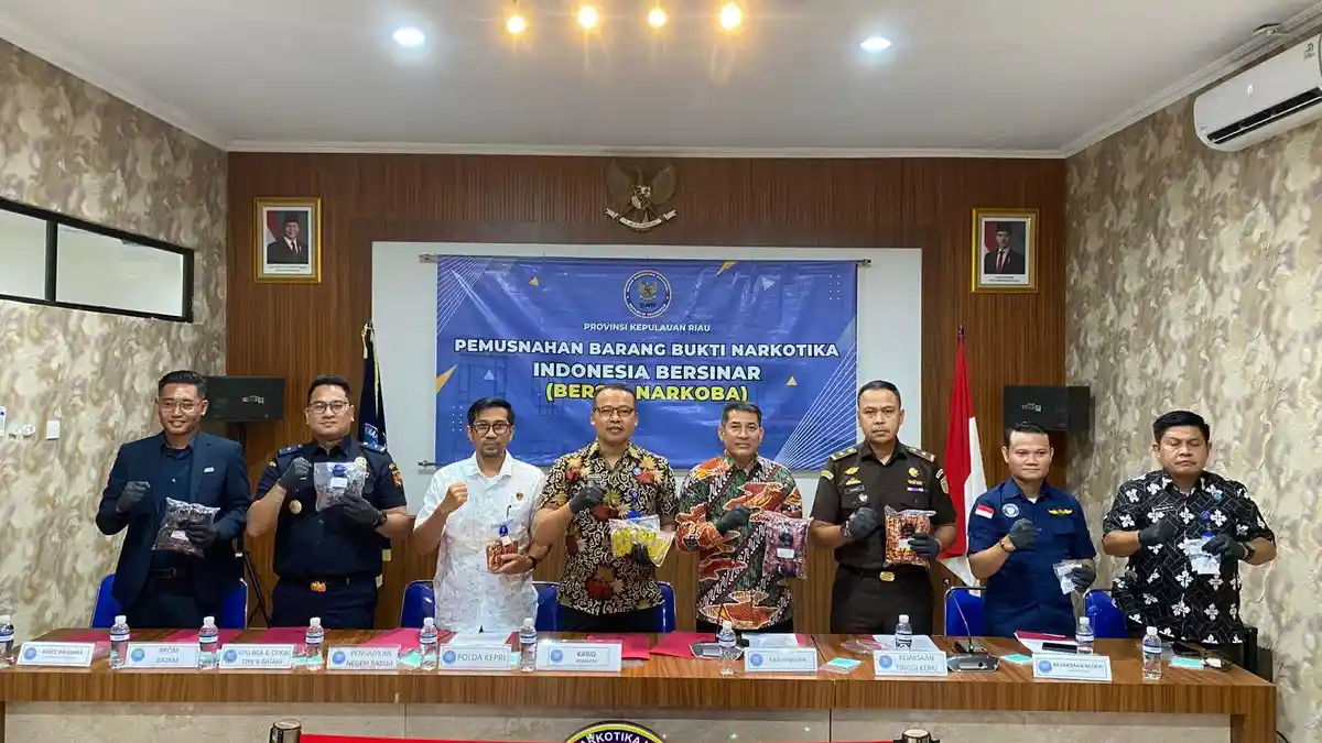BNNP Destroys Narcotics Smuggled via Airports and Ports, Malaysian Courier Arrested