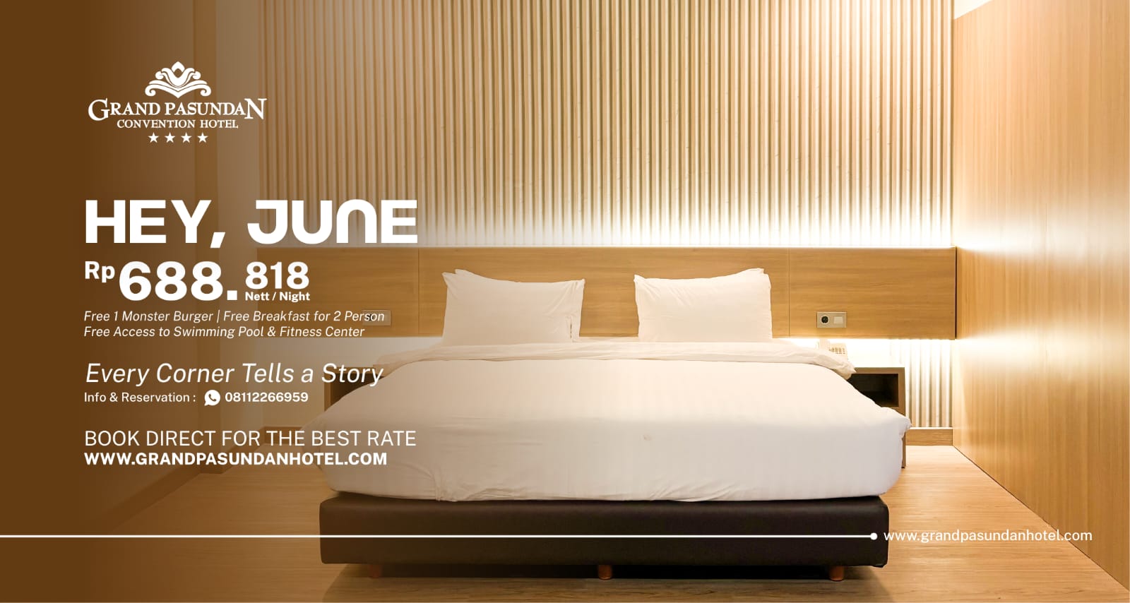 Family Holidays Get More Exciting! Grand Pasundan Convention Hotel Launches 'Hey, June' Promotion