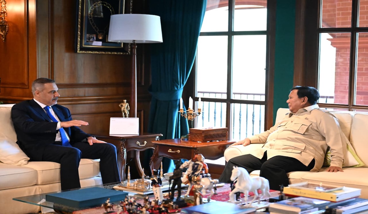 Prabowo Receives Turkish Foreign Minister Hakan Fidan in Hambalang to Discuss Bilateral Relations