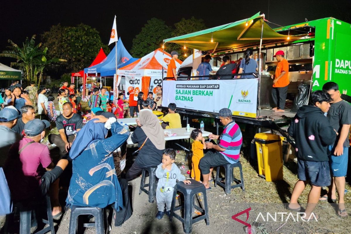 Baznas provides electrical installation assistance for Kemayoran fire victims