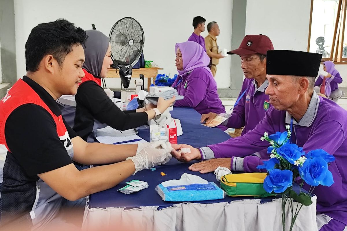 Pertagas supports quality of life for 70 elderly individuals through health screenings