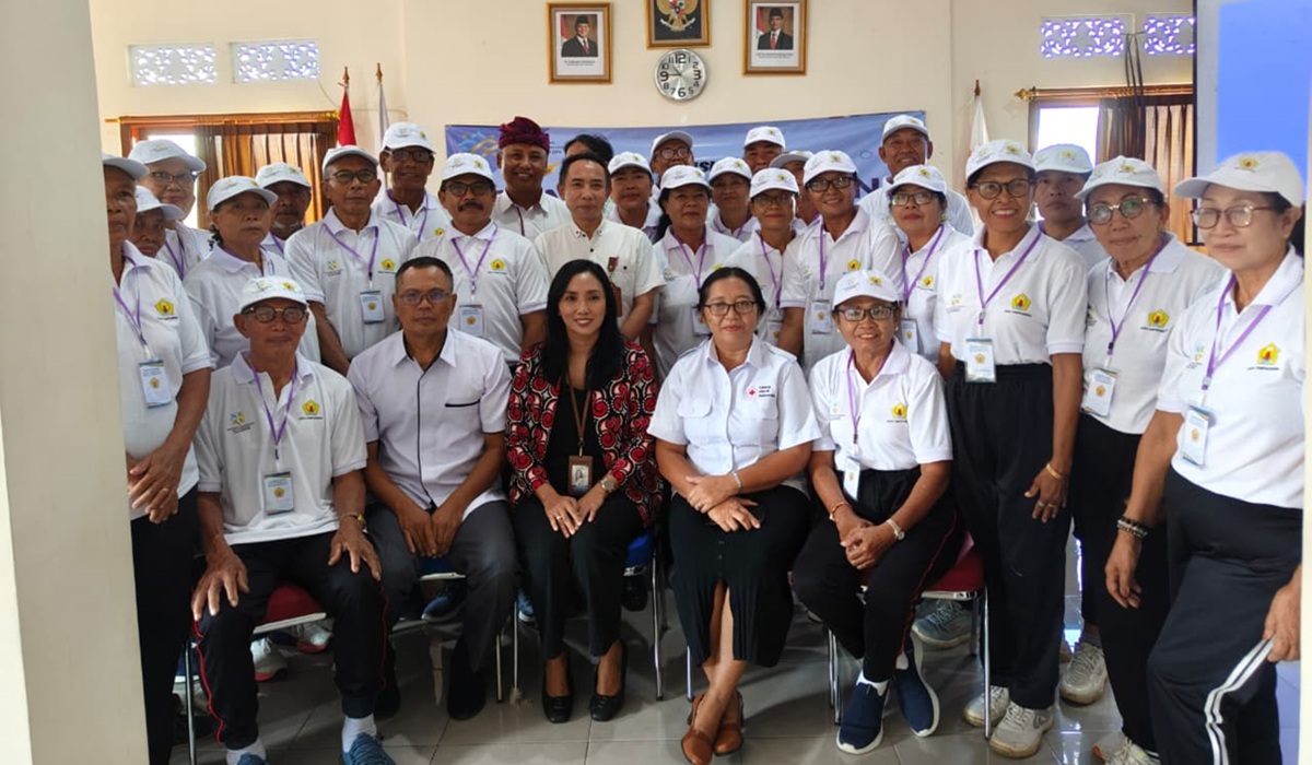 BKKBN Bali Representative Inaugurates Three Elderly Schools in Bali