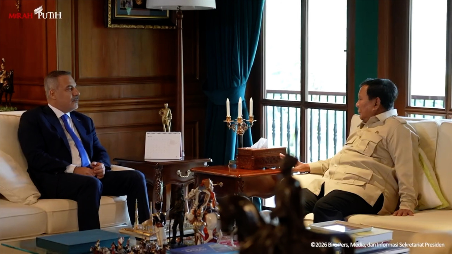Sugiono reveals reason why Turkish Foreign Minister met Prabowo in Hambalang