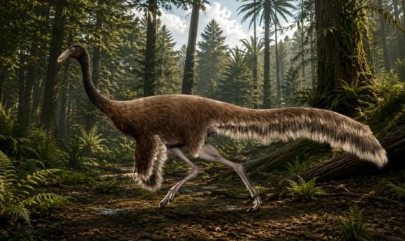 Rare Ostrich-Like Dinosaur Fossil Discovered on Canadian Island