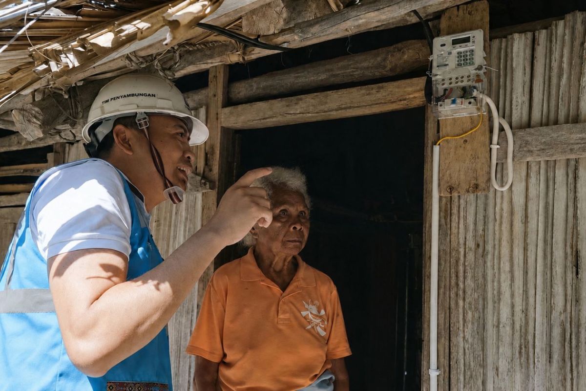 PLN Supplies Electricity to Noemuke Hamlet in NTT via Rural Electrification Programme
