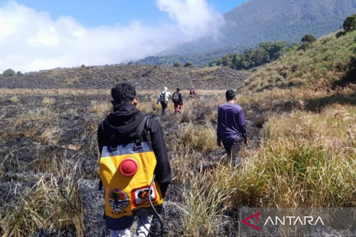 BNPB: Fire in Mount Rinjani National Park Successfully Extinguished