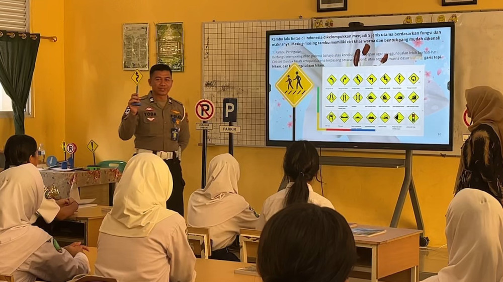 Barelang Regional Police Implement Traffic Curriculum in Batam Primary and Junior High Schools