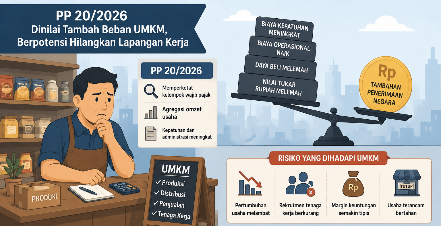 Govt Regulation 20/2026 Deemed to Add Burden on MSMEs, Potentially Eliminate Jobs