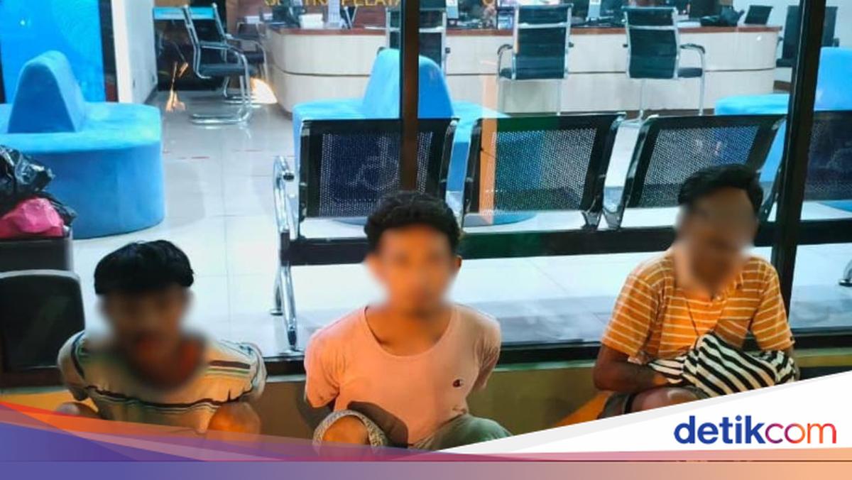 Mobile Brigade Patrol in Metro Jaya Arrests Youth Carrying Crystal Methamphetamine