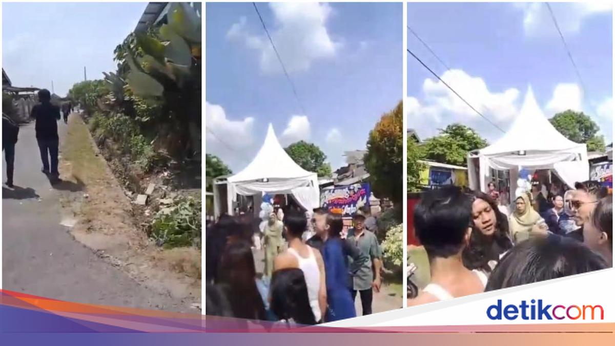 Police in Lampung Pelted with Stones During Attempt to Arrest Fugitive Robber at Wedding