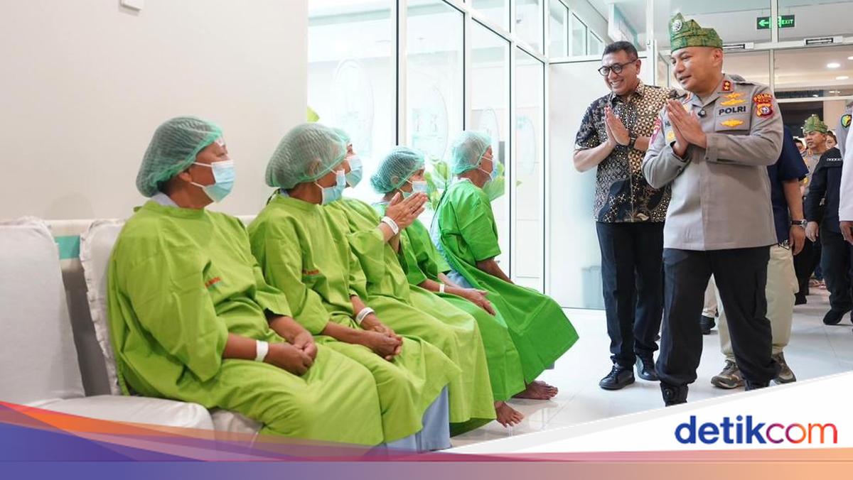 Riau Police Provide Free Cataract Surgery for 310 Residents Ahead of Bhayangkara Day