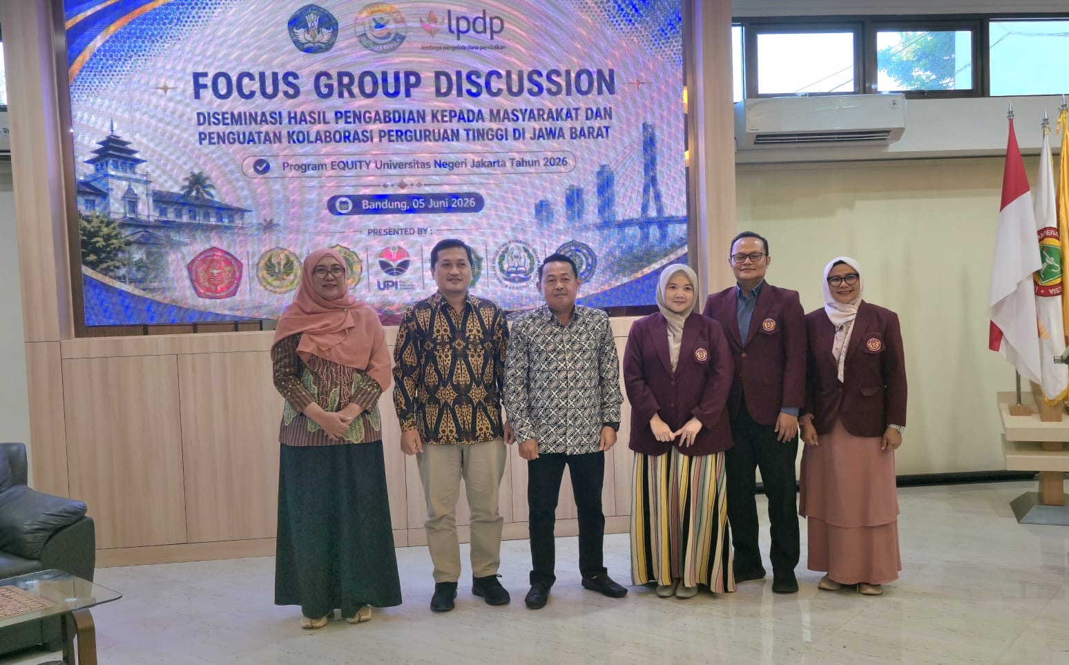Strengthening Societal Impact: Universities in West Java Hold FGD on Service-Learning Dissemination and Collaboration
