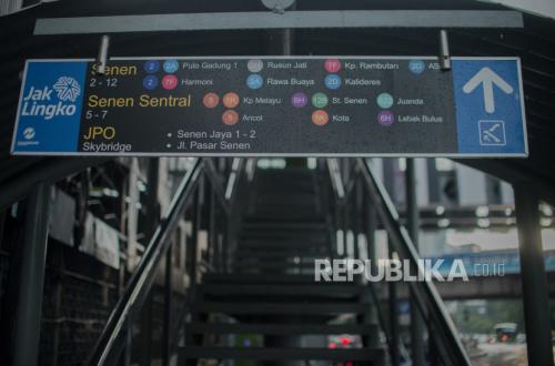 Senen Sentral Pedestrian Bridge Reopens After Damage from August Riots