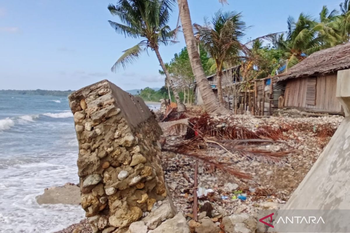 BNPB: Sea Wall Collapse Leads to Damage to Residents' Homes in East Seram