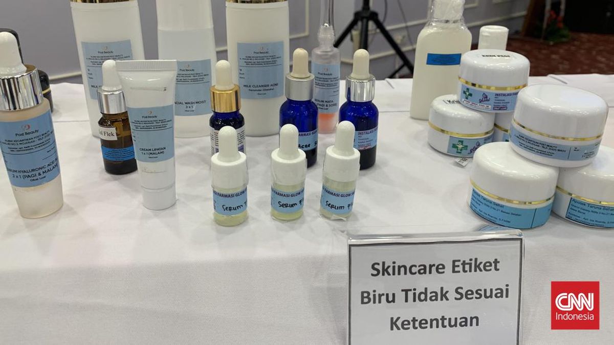 BPOM Raids Cosmetics Warehouse in Tangerang, Seizes 2 Million Products Worth Rp27.6 Billion
