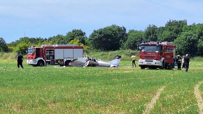 Small Plane Crashes in Meadow, Four Killed