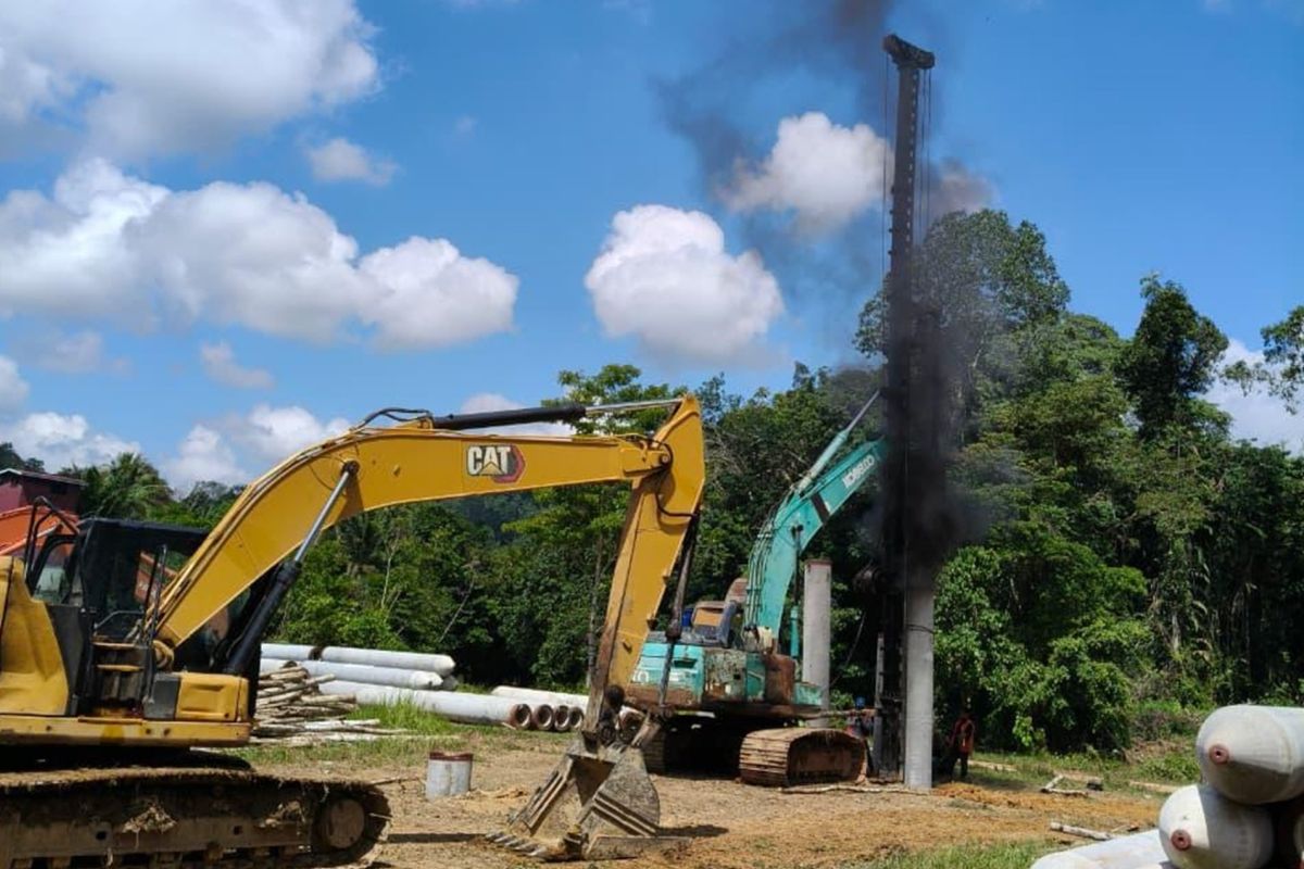 BPJN West Kalimantan: Ketapang Bridge Construction Continues as Scheduled