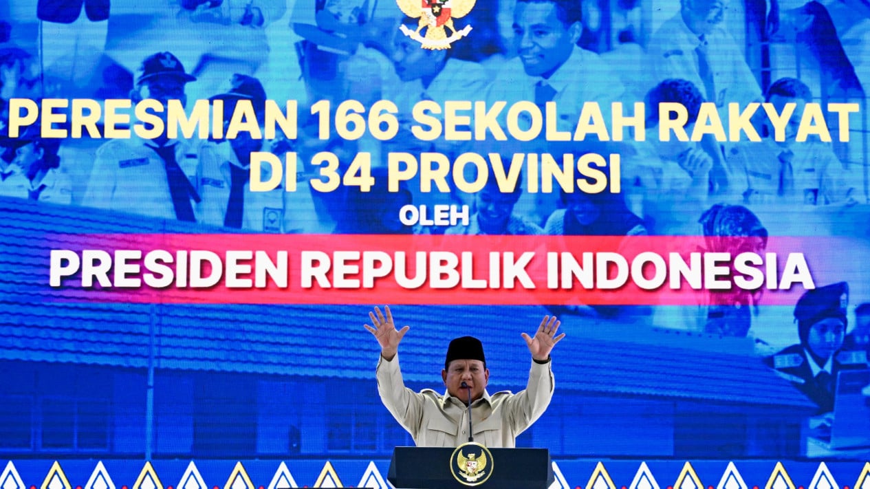 Prabowo: Our People's Schools are Established to Assist the Most Vulnerable