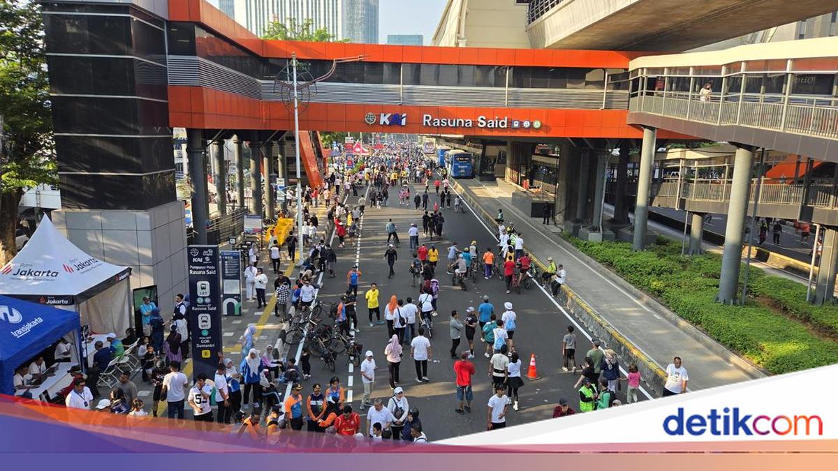 Residents Enthusiastic as Rasuna Said Car Free Day Reopens