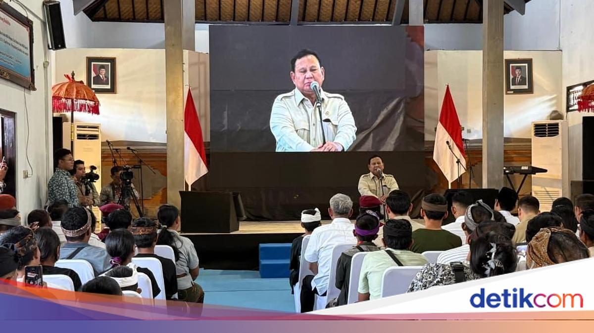 Prabowo Shares Personal Experience of Facing Mockery and Offers Advice to Students