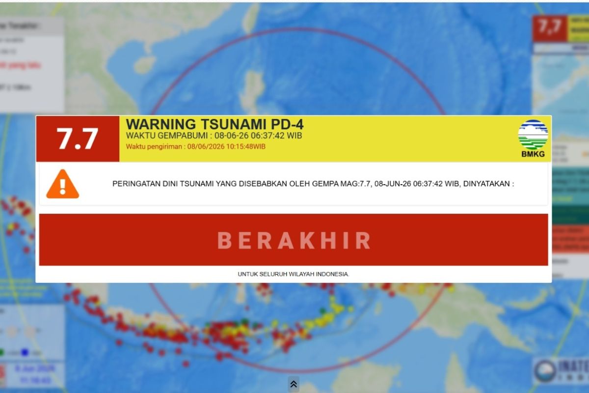 BMKG Records Highest Tsunami in Talengan-Sangihe