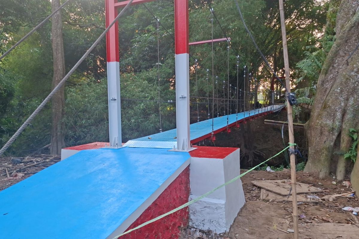 Polri Presisi Bridge in Serang Provides Greater Ease for Residents