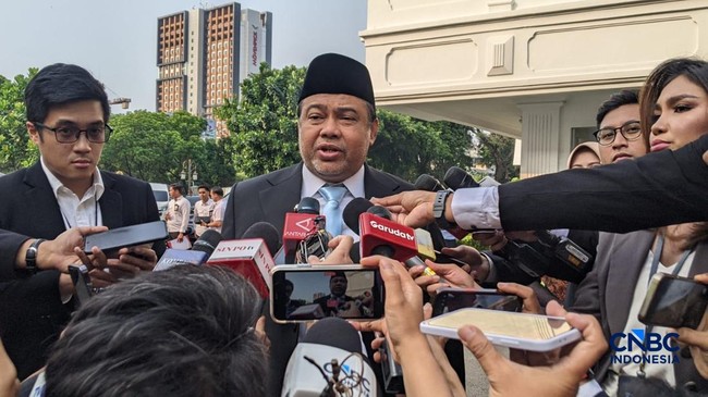 Said Iqbal Arrives at Palace, Ready to be Inaugurated as Prabowo's Special Advisor