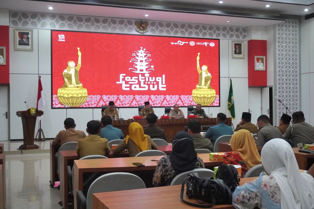 Bengkulu Provincial Government Targets 250,000 Tourists for 2026 Tabut Festival
