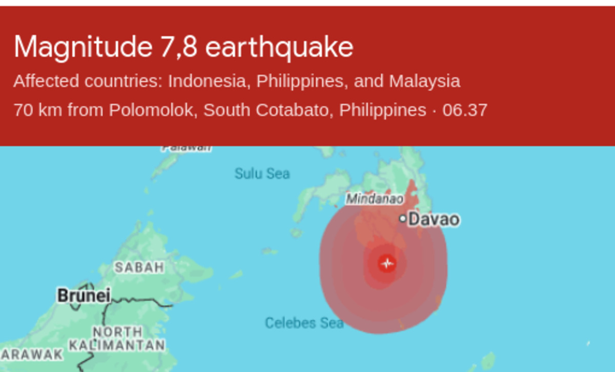Impact of M 7.8 Philippines Earthquake: 19 Dead, 12 Missing, Hundreds Injured