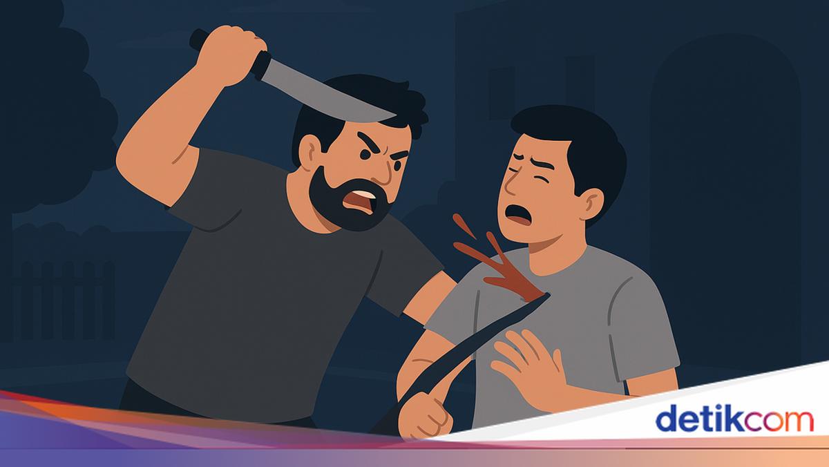 Man in Bima Attacks Father-in-Law with Machete After Divorce Dispute