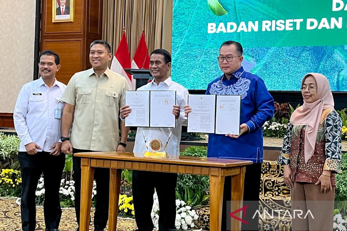 Agriculture Ministry joins forces with BRIN to bolster research for self-sufficiency and downstreaming