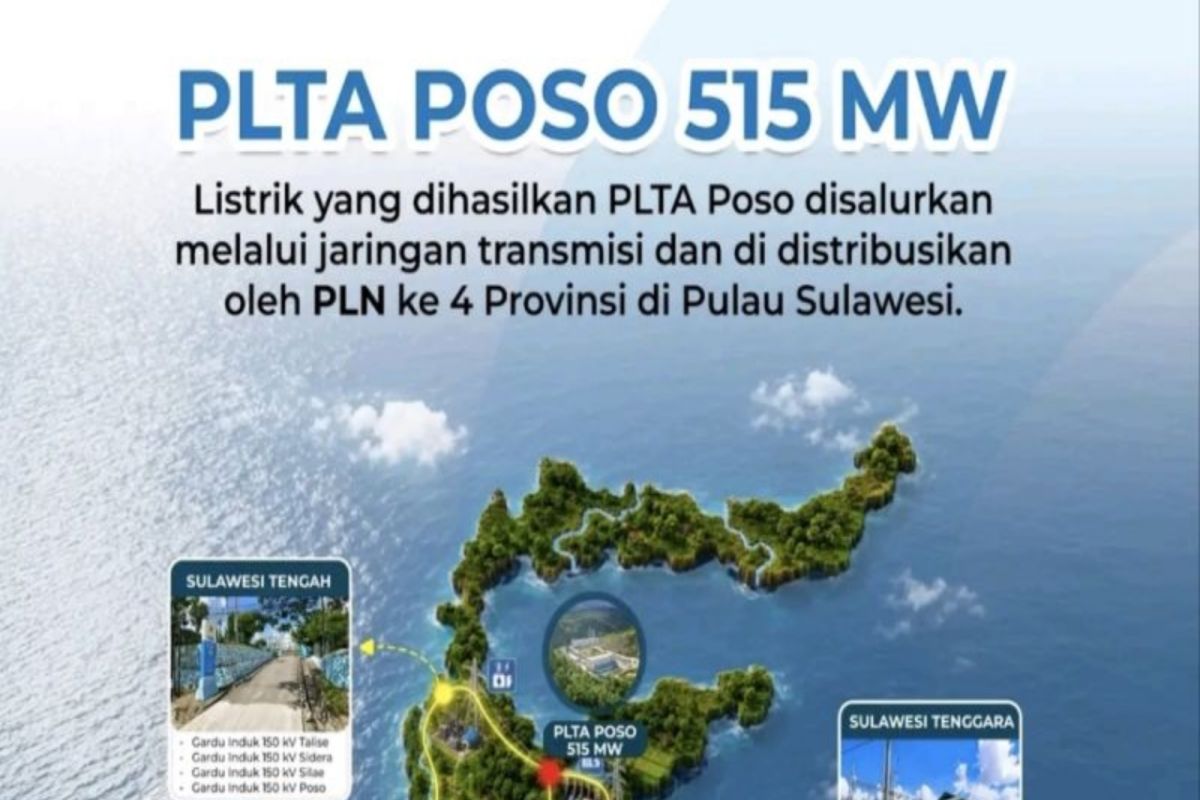 Poso Hydropower Plant Supplies Energy to Four Provinces on Sulawesi Island