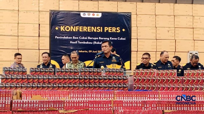Customs Seizes 8.9 Million Illicit Cigarettes Worth Rp13.2 Billion