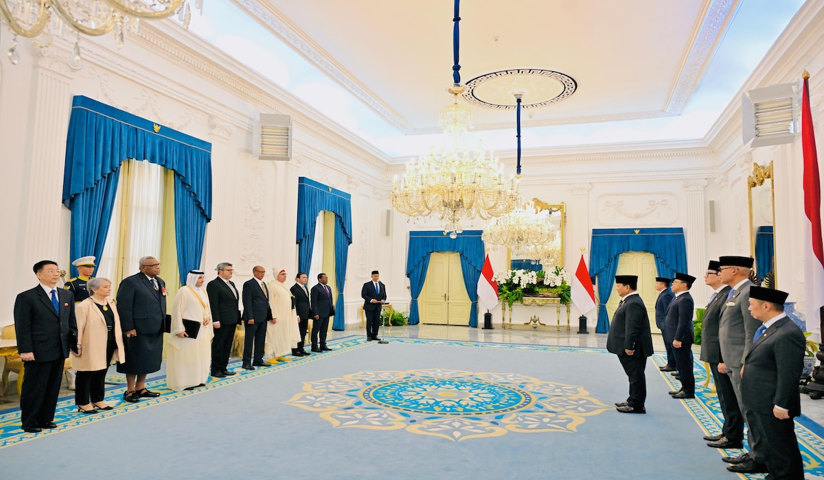 Nine Ambassadors Present Credentials to President Prabowo