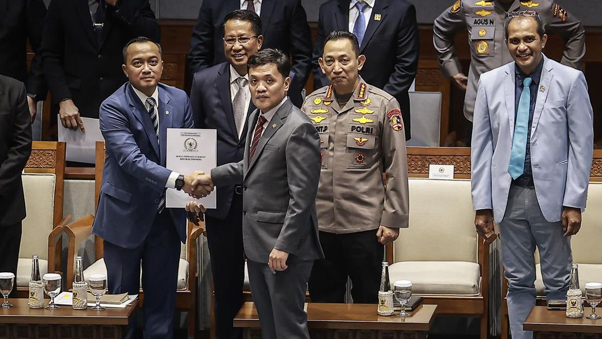 Key Points of the Revised Indonesian Police Law Newly Ratified by the DPR