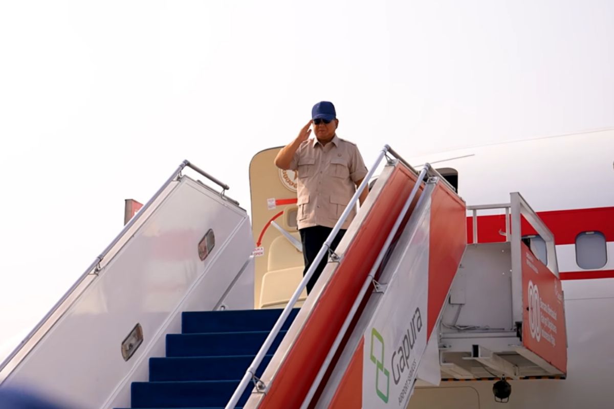 President Prabowo Departs for Lampung to Inaugurate KH Muhammad Thohir Regional Hospital