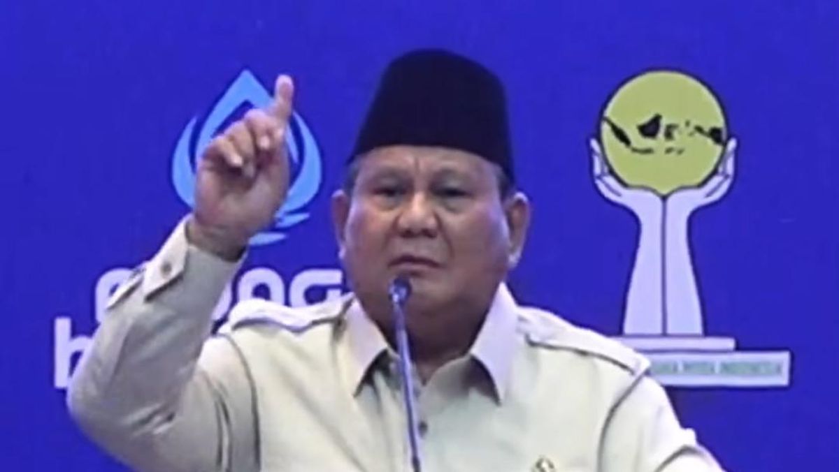 Prabowo Jests: 'Even When Called by God, I Will Still Monitor You'
