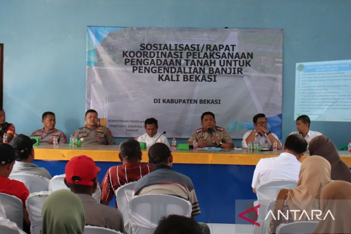 A Total of 1,847 Land Plots Affected by Bekasi River Normalisation Activity