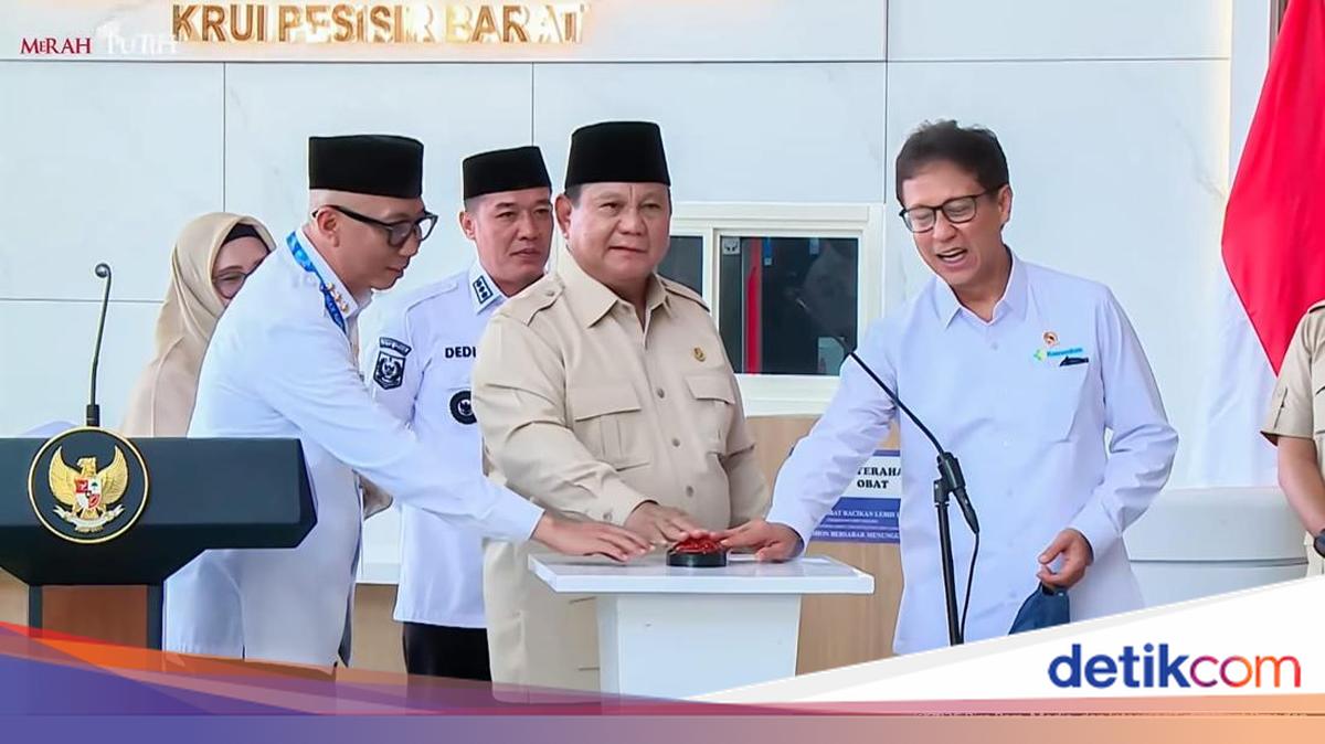 Accompanied by Lampung Governor, Prabowo Inaugurates KH Muhammad Thohir Hospital