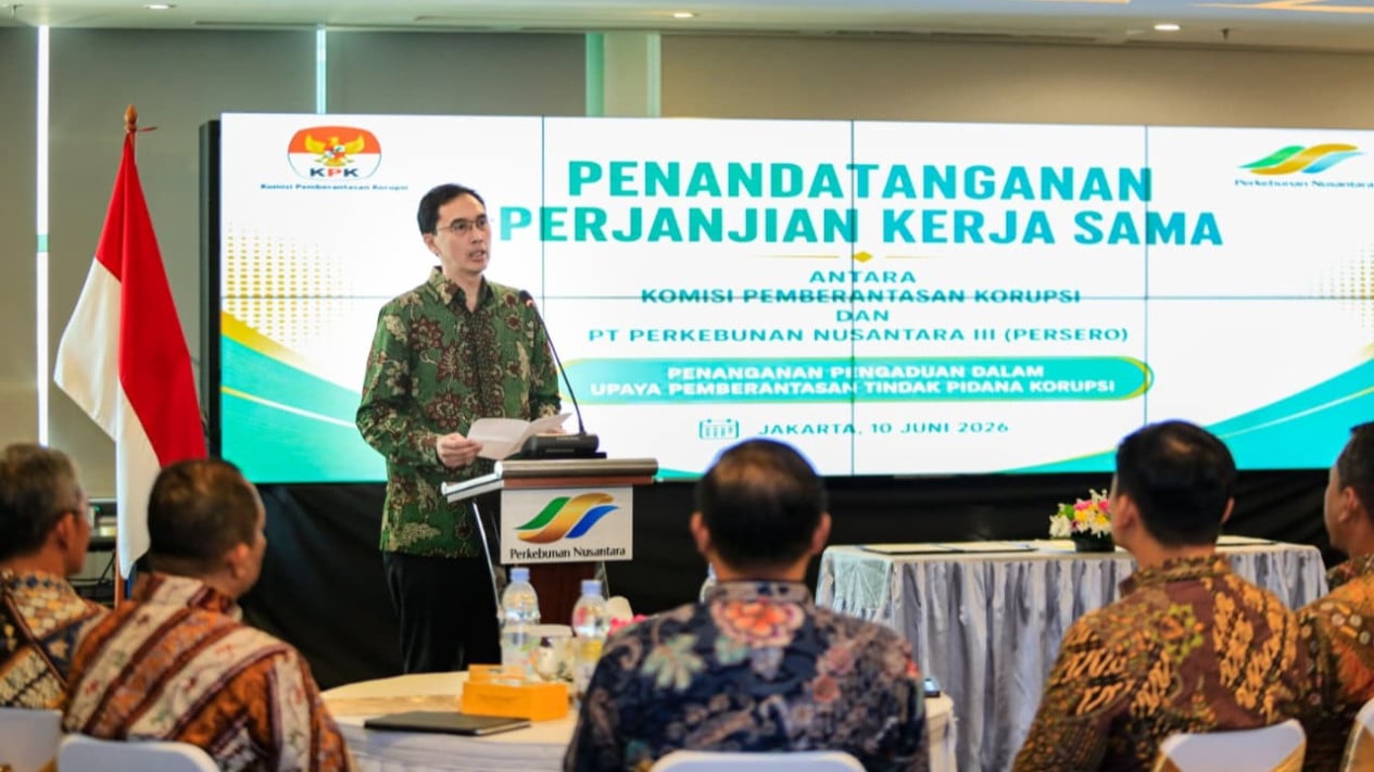 PTPN III and KPK Sign Cooperation Agreement on Complaint Handling
