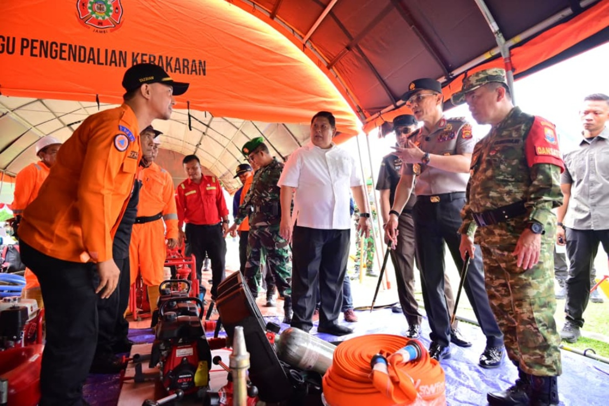 Jambi Task Force Strengthens Preparedness Ahead of Dry Season to Anticipate Forest Fires