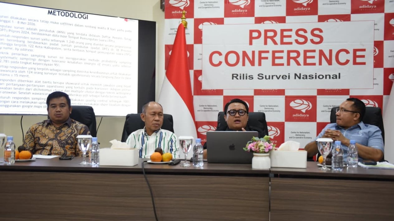 Adidaya Institute Survey: Public Satisfied with Prabowo-Gibran's Performance, Supports MBG and KDKMP Programmes