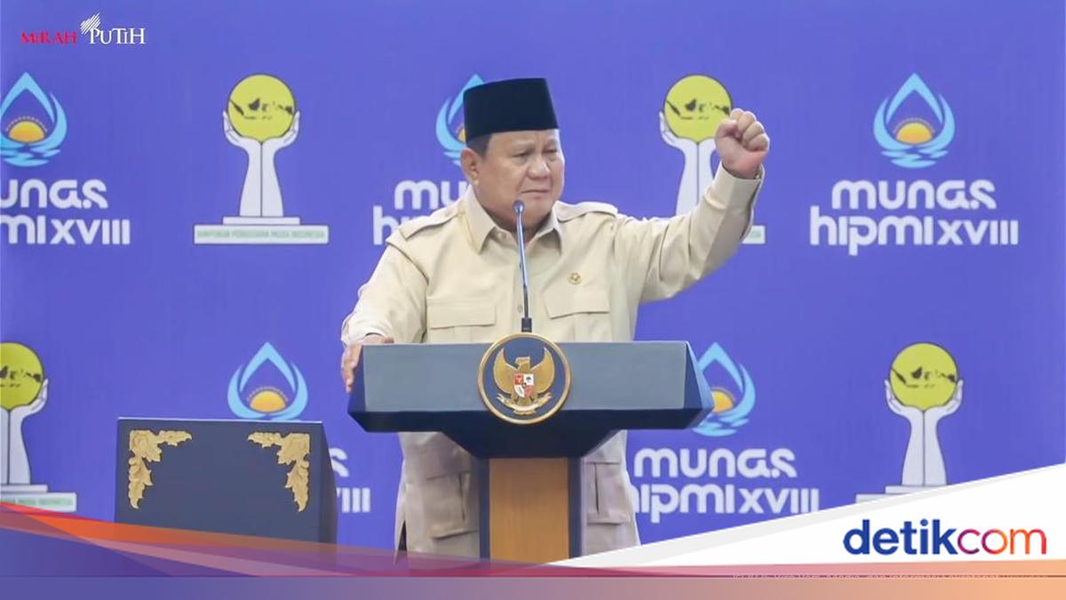 At HIPMI National Conference, Prabowo Calls on Young Entrepreneurs to Rise Up