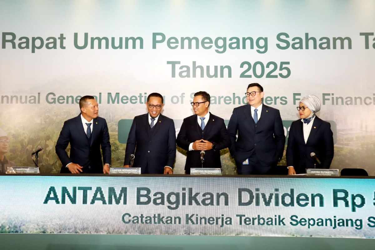 Antam Distributes Rp5.04 Trillion in Dividends, Reaching 70% of 2025 Profit