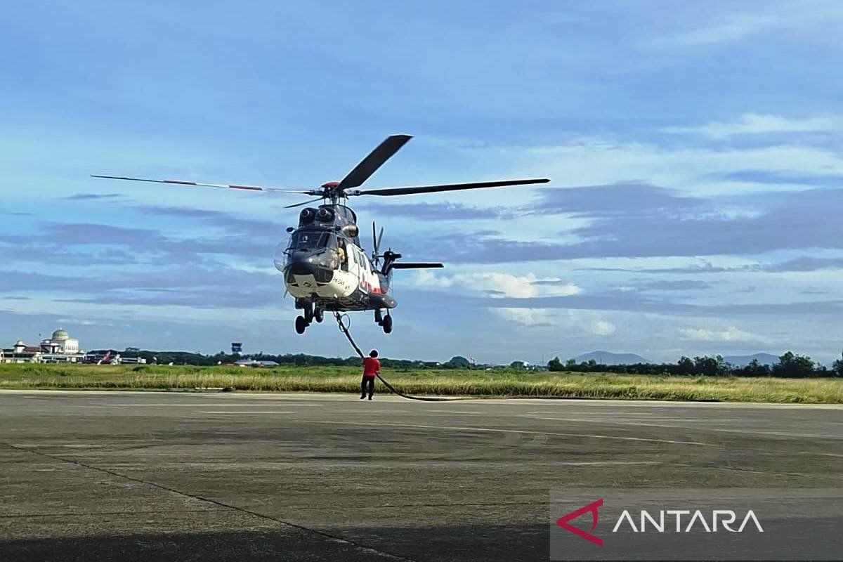 BNPB Conducts Water Bombing to Extinguish Forest and Land Fires in West Aceh